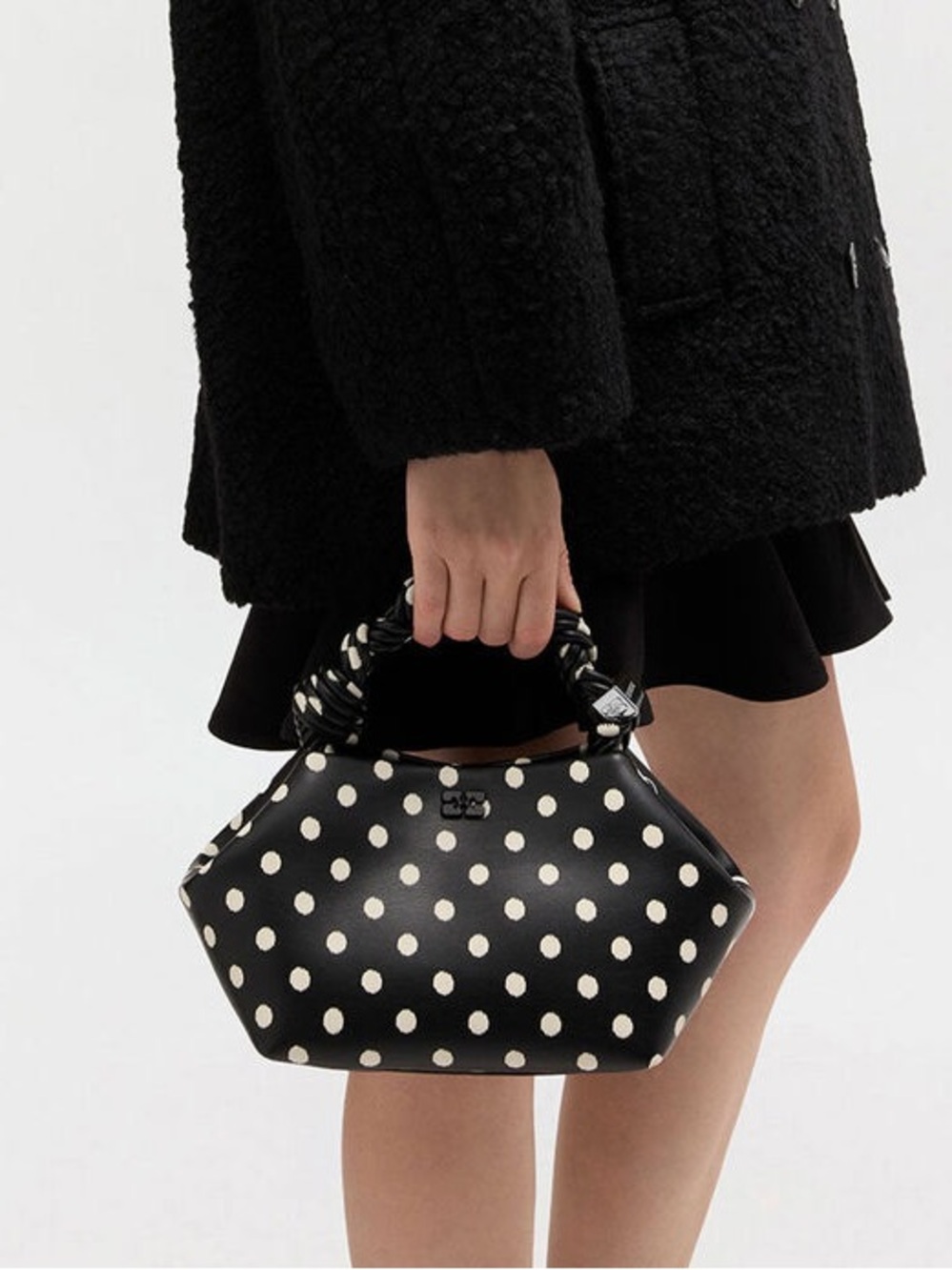 Ganni Polka-Dot Small Bou Bag